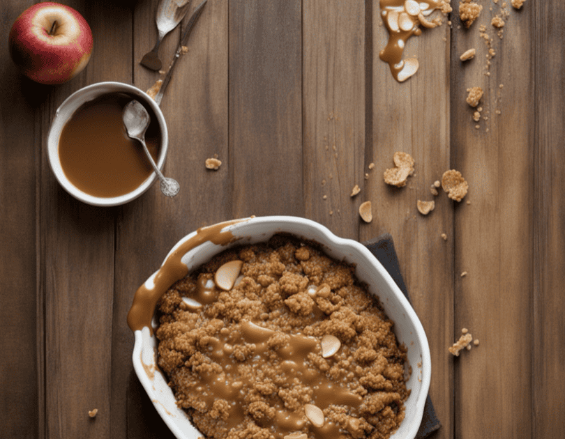 Butterscotch Cornflake Apple Crisp